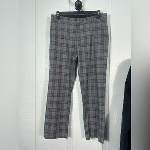 Murano Zac Fit Mens Ultimate Modern Comfort Plaid Pants Size 34 x 30 EUC